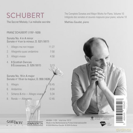 Mathieu Gaudet: Schubert: The Secret Melody [CD]