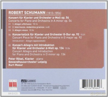 Schumann - Piano Concerto [CD]