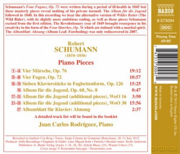 R. Schumann: Schumann: 4 Marches 4 Fugues [CD]