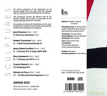 Garcia: Sculptures - Anima Duo [CD]