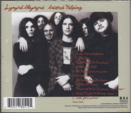 Lynyrd Skynyrd: Second Helping [CD]