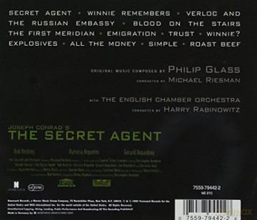 Philip Glass: Secret Agent [CD]