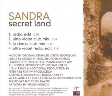 Sandra: Secret Land [CD]