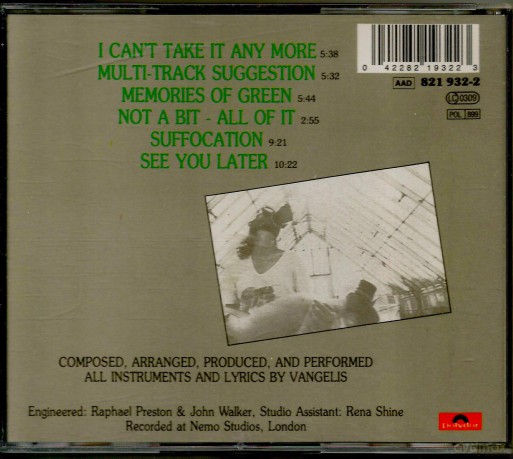 Vangelis: See You Later [CD]