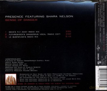 Presence: Sense Of Danger [CD]