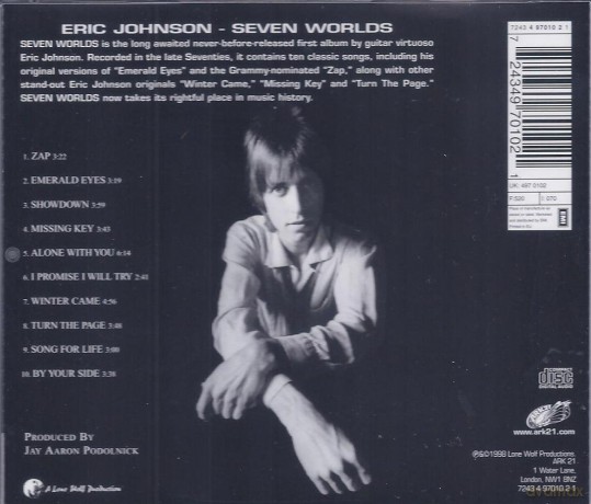 Eric Johnson: Seven Worlds [CD]