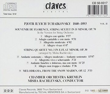 Pyotr Tchaikovsky: Sextet/quartet/the Snow Maiden [CD]