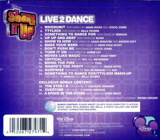 Shake It Up: Live 2 Dance [CD]