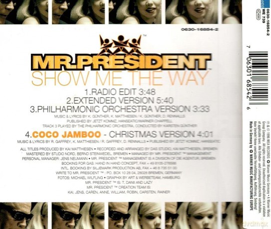 Mr. President: Show Me The Way [CD]