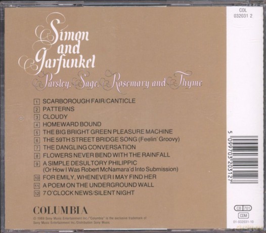Simon & Garfunkel: Simon & Garfunkel - Parsley, Sage, Rosemary And Thyme [CD]