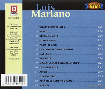 Luis Mariano: Simplemente Lo Mejor [CD]