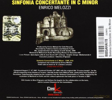 Enrico Melozzi: Sinfonia Concertante in Do Minore [CD]