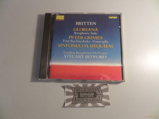 Britten: Sinfonia Da Requiem/Four Sea Interludes [CD]