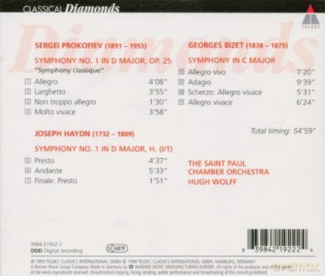 Hugh Wolff: Sinfonie 1/Sinf.1/Sinf.C-Dur [CD]