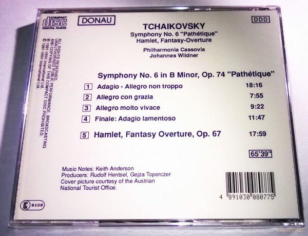 Pyotr Tchaikovsky: Sinfonie 6 [CD]