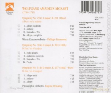 Wolfgang Amadeus Mozart: Sinfonien 29-31 [CD]