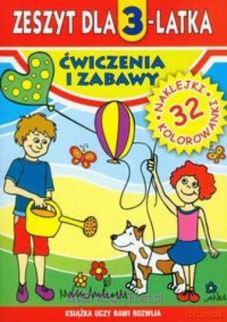 Zeszyt dla 3-latka. Ćwiczenia i zabawy Literat [KSIĄŻKA]