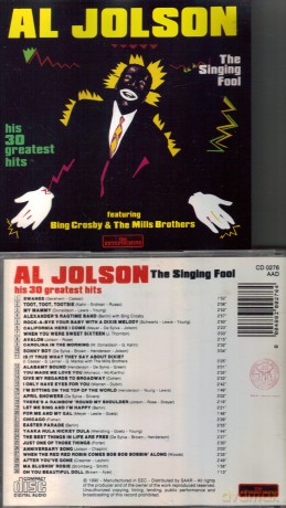 Al Jolson: Singing Fool [CD]