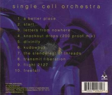 Single Cell Orchestra: Single Cell Orchestra [CD]