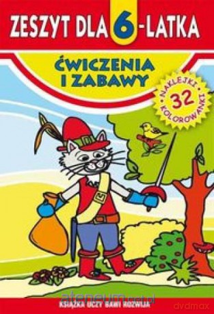 Zeszyt dla 6-latka. Ćwiczenia i zabawy Literat [KSIĄŻKA]