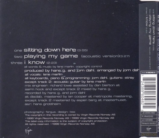 Lene Marlin: Sitting Down Here [CD]