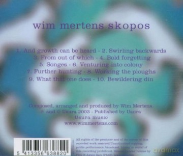 Wim Mertens: Skopos [CD]