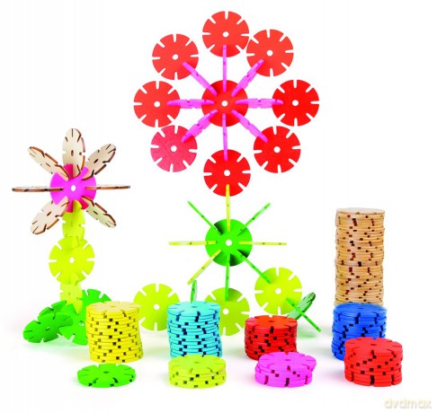 Constructieset Bloem 240dlg.: Small Foot 10415 Flower Connecting Game [CD]