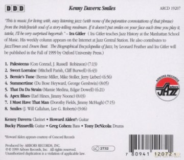 Kenny Davern: Smiles [CD]