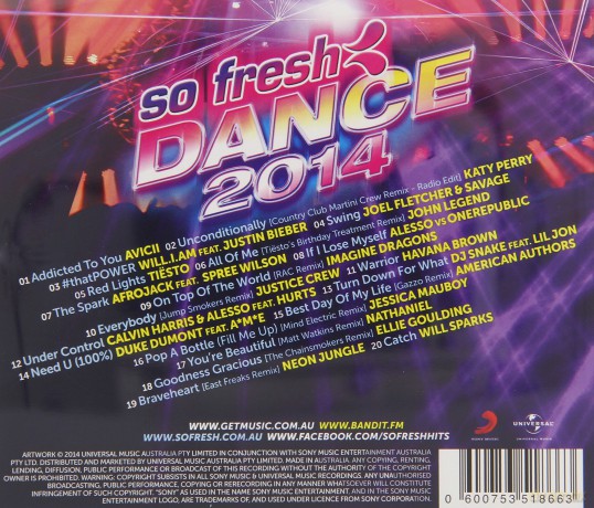 So Fresh - Dance 2014 [CD]
