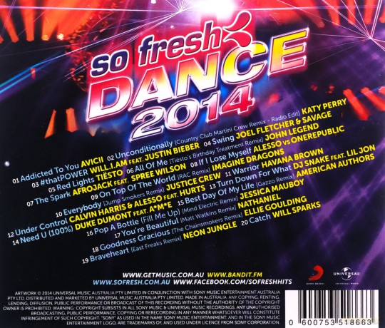 So Fresh - Dance 2014 [CD]