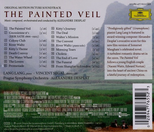 The Painted Veil soundtrack (Malowany Welon) [CD]
