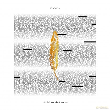 Bears Den: So That You Might Hear Me [CD]