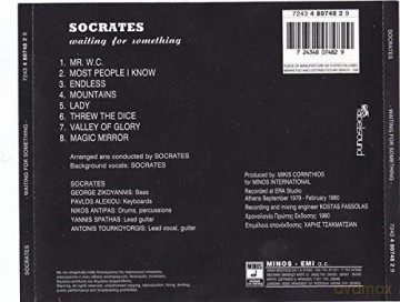 Socrates- Waiting for Something: Socrates- Waiting for Something [CD]