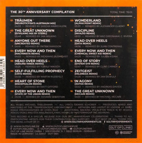 Solitary Experiments - The 30th Anniversary Compilation [CD]