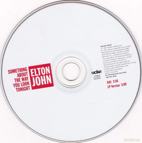 Elton John: Something About The Way You Look Tonight [CD]