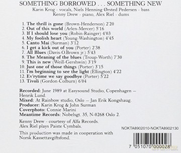 Karin Krog: Something Borrowed, Something New [CD]