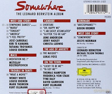 Leonard Bernstein: Somewhere [CD]