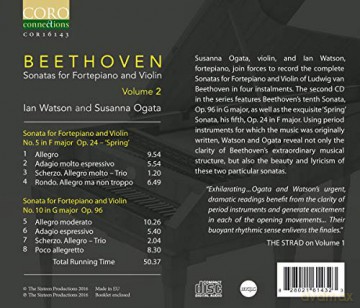Ian Watson: Sonatas For Fortepiano And Violin V [CD]
