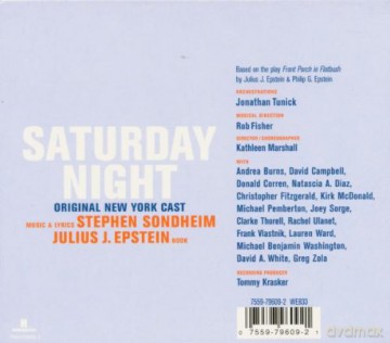Stephen Sondheim: Sondheim: Saturday Night [CD]