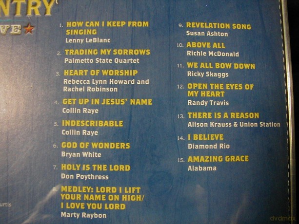 Songs 4 Worship Country Live [CD]