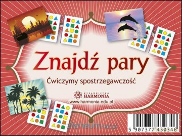 Znajdź pary. Ćwiczymy spostrzegawczość [GRA]