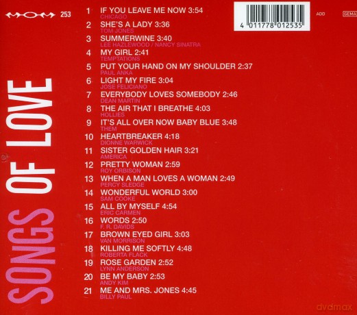 Songs of Love [CD]