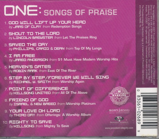 One: Songs Of Praise [CD]