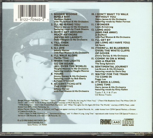 Songs That Got Us Through WwII [CD]
