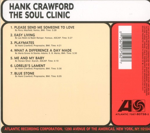 Hank Crawford: Soul Clinic [CD]