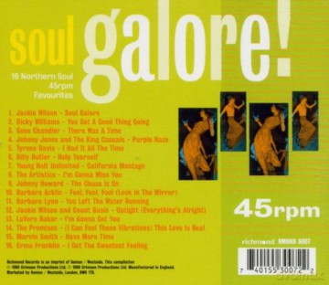 Soul Galore: 16 Northern Soul 45rpm Favorites [CD]