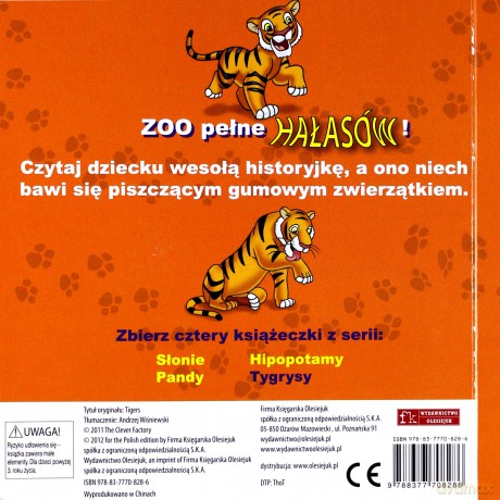 ZOO pełne hałasów - Tygrys [KSIĄŻKA]
