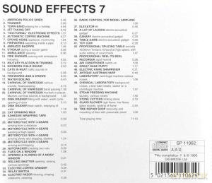 Sound Effects: Sound Effects 7 [CD]