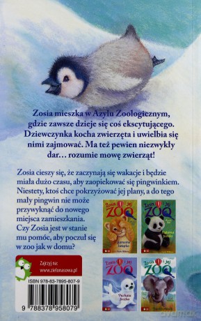 Zosia i jej zoo. Zagubiony pingwinek [KSIĄŻKA]