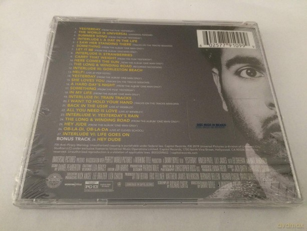 Yesterday: Soundtrack +1 Bonus Track [CD]